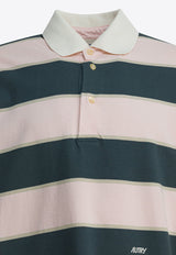Autry Striped Long-Sleeved Polo T-shirt Multicolor POPXL6JE_d2177ca5-9b63-4546-bad9-07ab8162ddc9
