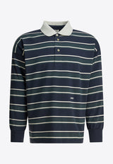 Autry Striped Long-Sleeved Polo T-shirt Multicolor POPXL6JV_dca938ae-ed3f-4b17-aca2-c3e2bbedab9c