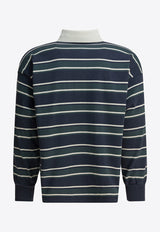Autry Striped Long-Sleeved Polo T-shirt Multicolor POPXL6JV_dca938ae-ed3f-4b17-aca2-c3e2bbedab9c