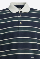 Autry Striped Long-Sleeved Polo T-shirt Multicolor POPXL6JV_dca938ae-ed3f-4b17-aca2-c3e2bbedab9c