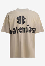 Balenciaga Tape Type Logo T-shirt Beige 764235TSVK19501_6456f394-e3be-4779-bff3-8eaff295aec4