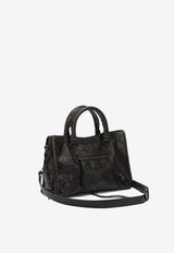 Balenciaga Small Le City Leather Tote Bag Brown 8114422ABEK2221_23570242-3434-4eee-b77f-1c995a389242