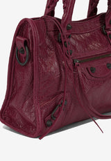 Balenciaga Small Le City Bag Leather Top Handle Bag Fuchsia 8114422ABEK5729_47e286fc-b49d-4b77-9320-b034942971a9