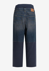 Balenciaga Patched Molleton Jeans Blue 831646TSW714011_cf6f43da-942f-4fad-ae8c-f12e9f31d3ff