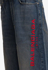 Balenciaga Patched Molleton Jeans Blue 831646TSW714011_cf6f43da-942f-4fad-ae8c-f12e9f31d3ff