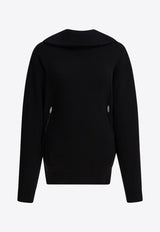 Balenciaga Back-to-Front High-Collar Sweater Black 848840T34211000_251dce80-c20f-47ca-b1fb-6d19af749990
