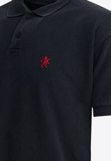 Balenciaga Logo Embroidered Polo T-shirt Black 850357TTVH21055_e1567f00-3063-4f2f-a7ae-5285201aa220