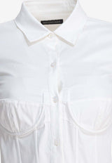 Balenciaga Corset Style Long-Sleeved Shirt White 850782TSM199000_5340b026-3adc-462e-9b7a-8ceaefc7eb70