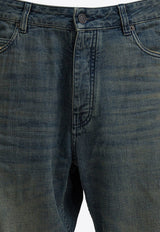 Balenciaga Logo Straight-Leg Jeans Blue 851351TTW763394_7468d037-619b-4dd1-bf30-9f08edc1ec6d