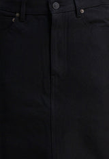 Balenciaga Godet Midi Skirt Black 852330TTWA41000_197534a3-3f86-46c1-914b-684315db86a4