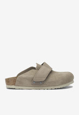 Birkenstock Loma Suede Leather Slippers Taupe 1030715TAUPE_df07becb-159b-47d6-b0aa-a5bb344b2c64