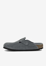 Birkenstock Boston Suede Slippers Gray 1030874GRAY_ccebff06-8487-4b37-8563-f8974ead2eb3