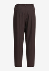 Brunello Cucinelli Wool-Blend Tailored Pants Brown M0W07P8308C019_9efe59e5-e167-43a4-a079-3f75bc2e3fc0