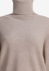Brunello Cucinelli Turtleneck Cropped Sweater Beige M16129313C9731_6b32e35b-be45-45c4-b88f-847fb420990d