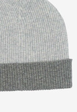 Brunello Cucinelli Reversible Cashmere Beanie Gray M2293600CS170_b64824c6-dac7-4db5-b692-8bf5bb369262