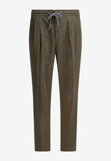 Brunello Cucinelli Straight-Leg Track Pants Green M279UE1710C6027_474880b0-a19f-4ba1-8e9a-307a176714b1
