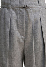 Brunello Cucinelli Wool Tailored Pants Gray MB162P9050C030_9fb0d90d-abfd-44e4-ba19-ecb5892f546b