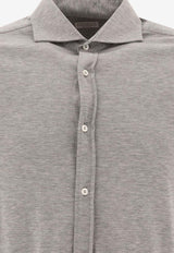 Brunello Cucinelli Silk-Blend Buttoned Shirt Gray MH8366686C571_195b83fd-6542-46cc-9ada-cd2f691a2259