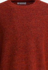 Brunello Cucinelli Wool-Blend Crewneck Sweater Red MOH709200CXH35_e85dd22f-8883-4b44-8cbf-a8a3b10e7fcf