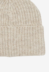 Brunello Cucinelli Ribbed Knit Wool Beanie Beige MSC94930C1888_28f78c80-1160-4d8b-adb5-789720fd762b