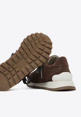 Brunello Cucinelli Suede Lace-Up Sneakers Brown MZSFG2110C4181_82784