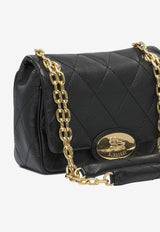 Burberry Small Strand Quilted Leather Crossbody Bag Black 8111264_82217