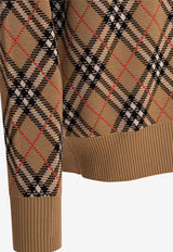 Burberry Vintage Check Crewneck Sweater Beige 8111379_82449