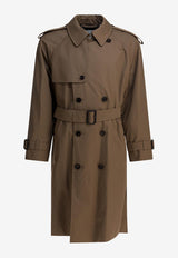Burberry Double-Breasted Trench Coat Brown 8113612_e8b64c43-21a8-4651-a3aa-8641919a0b46