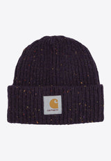 Carhartt Wip Anglistic Ribbed Beanie Purple I0131933ASXX.06_ac06510e-1df0-4237-a7ae-96f10305ec09