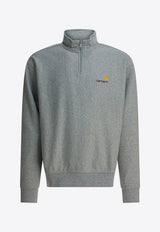 Carhartt Wip American Script Sweatshirt Gray I027014V6XX.03_a3e15fa3-cff4-4b17-875d-2b0ab559d7d1