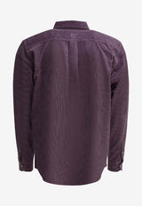 Carhartt Wip Madison Cord Long-Sleeved Corduroy Shirt Purple I02995839PXX.03_8589a37b-5a50-41ef-b26d-f38cf426d563