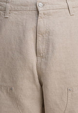Carhartt Wip Walter Double Knee Pants Beige I0335800502.03_48162e29-a1ae-4dfe-b12b-c0bec2252fba