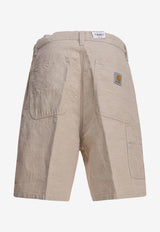 Carhartt Wip Walter Single Knee Shorts Beige I0335830502.03_20daafbf-dd42-4f09-b23f-a6155d0b5aa7
