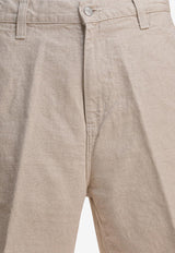Carhartt Wip Walter Single Knee Shorts Beige I0335830502.03_20daafbf-dd42-4f09-b23f-a6155d0b5aa7