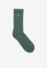 Carhartt Wip Hudson Ribbed Socks Green I0351352ZU5F.06_83023