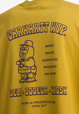 Carhartt Wip Sandwich Printed T-shirt Yellow I03523030AXX.03_82579