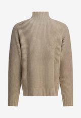 Carhartt Wip Detroit Half-Zip Wool-Blend Sweater Beige I0353982LPXX.03_7873f94e-3444-440b-9489-5b1b411895f8