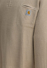 Carhartt Wip Detroit Half-Zip Wool-Blend Sweater Beige I0353982LPXX.03_7873f94e-3444-440b-9489-5b1b411895f8