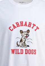 Carhartt Wip Wild Dog Printed T-shirt White I03545002XX.03_9f4dbad9-362a-4cda-b1b1-82fa0f547c68