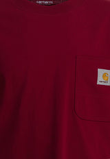 Carhartt Wip Work Pocket Crewneck T-shirt Red I035523H8XX.03_e3fb32db-6c65-4bf0-910a-8772bb637842