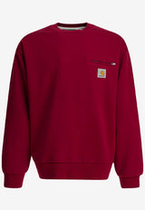 Carhartt Wip Detroit Crewneck Sweatshirt Red I035547H806.03_b4f857ed-9816-4a76-9bba-3d66e7066172