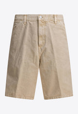 Carhartt Wip Single Knee Bermuda Shorts Beige I03555807E5F.00_d64ca646-3297-432b-bbe0-1fe9096b37e9