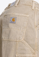 Carhartt Wip Single Knee Bermuda Shorts Beige I03555807E5F.00_d64ca646-3297-432b-bbe0-1fe9096b37e9