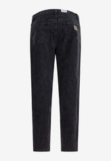 Carhartt Wip Aaron Straight-Leg Velvet Pants Black I035689890F.00_0fce046f-520f-4285-aa49-2a4625f1ed25