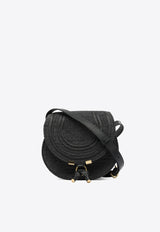 Chloé Marcie Woven Saddle Shoulder Bag Black CH25US680P19001_82703