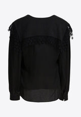 Chloé Lace-Trim Long-Sleeved Blouse Black CH25WHT15332001_feee84b6-e2b6-4360-9e91-7396c1c0718f