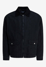 Comme Des Garçons Homme Plus Denim Zip-Up Paneled Jacket Navy HP-J016-W251 BLACK_164f5786-0888-448a-bd81-921cfa5671d6