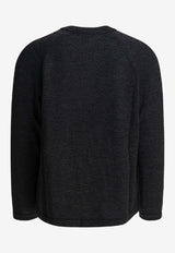 Comme Des Garçons Homme Plus Wool Crewneck Sweater Gray HP-N006-W252 TOP GREY_20371220-e147-4c3c-a464-e51747bc6a8a