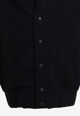 Comme Des Garçons Homme Plus V-neck Cardigan with Sleeve-Pocket Black HP-T007-W251 BLACK_b887b26b-53d6-4f93-9af2-abc135c55a62