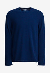 Comme Des Garçons Shirt Wool Crewneck Sweater Blue FP-N007-W251 BLUE_24b7d54a-cd3e-4bd6-8423-74ae64449efe